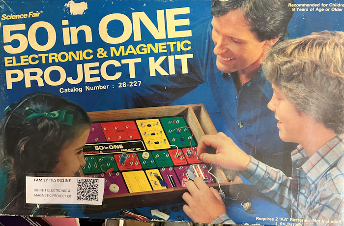 50-in-1 Electronic & Magnetic Project Kit
