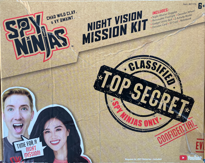 Spy Ninjas Night Vision Mission
